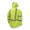 Radians Hi-Vis Rain Jacket, Ripstop waterproof polyester, Class 3 Type R, Hi-Vis Green, M RW12L-3ZGR-M - alternate 3